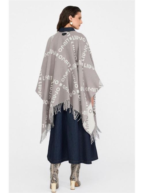 poncho with maxi rhombus logo Liu Jo | 2F5033T0300.71502
